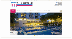 Desktop Screenshot of metropolhotel.it